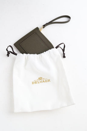 Porte-cartes Delvaux  Kaki