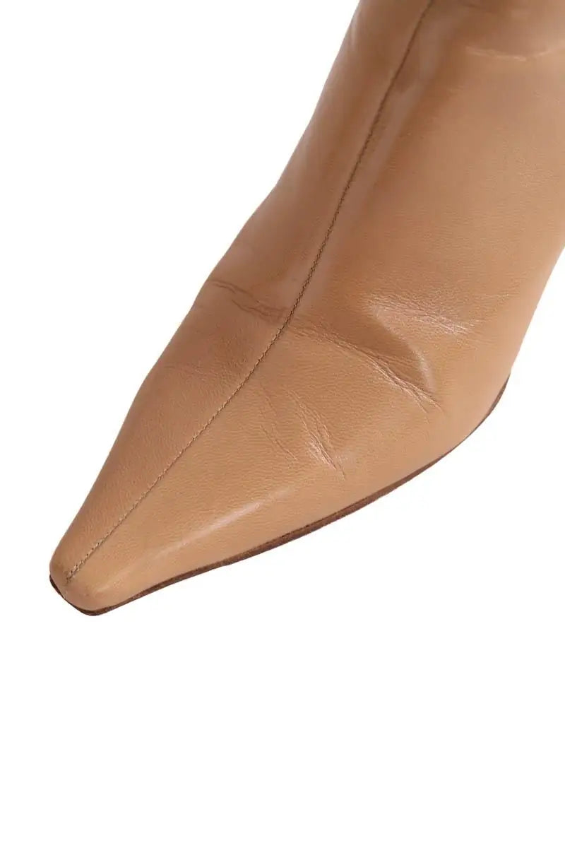 Boots Jimmy Choo Beige en Cuir