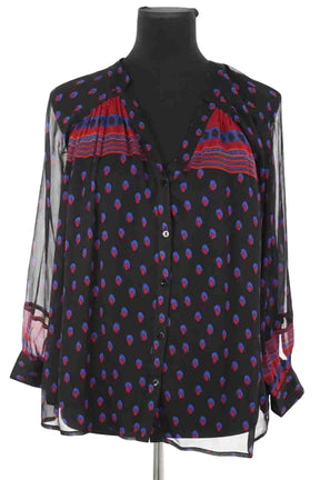 Blouse Bash Noir en Viscose, taille XS - Seconde Main
