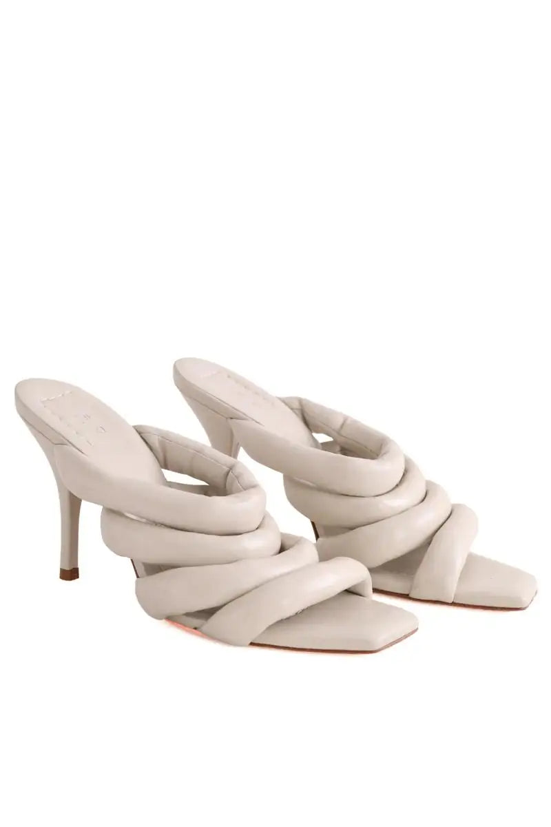 Talons Iro Ecru en Cuir