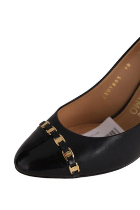 Talons Salvatore Ferragamo Noir en Cuir