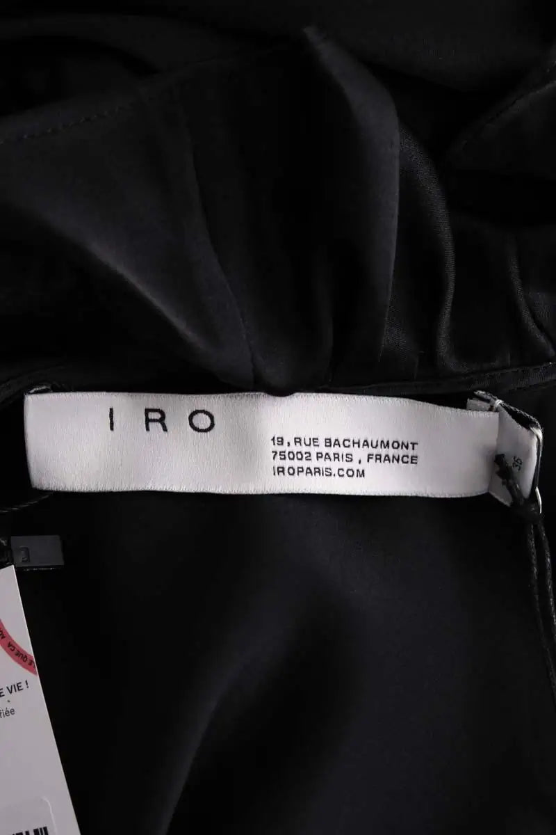 Robe Iro Zest Noir en Soie