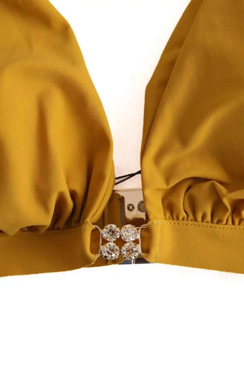 Maillot de bain Pain De Sucre Anea Jaune en Synthétique