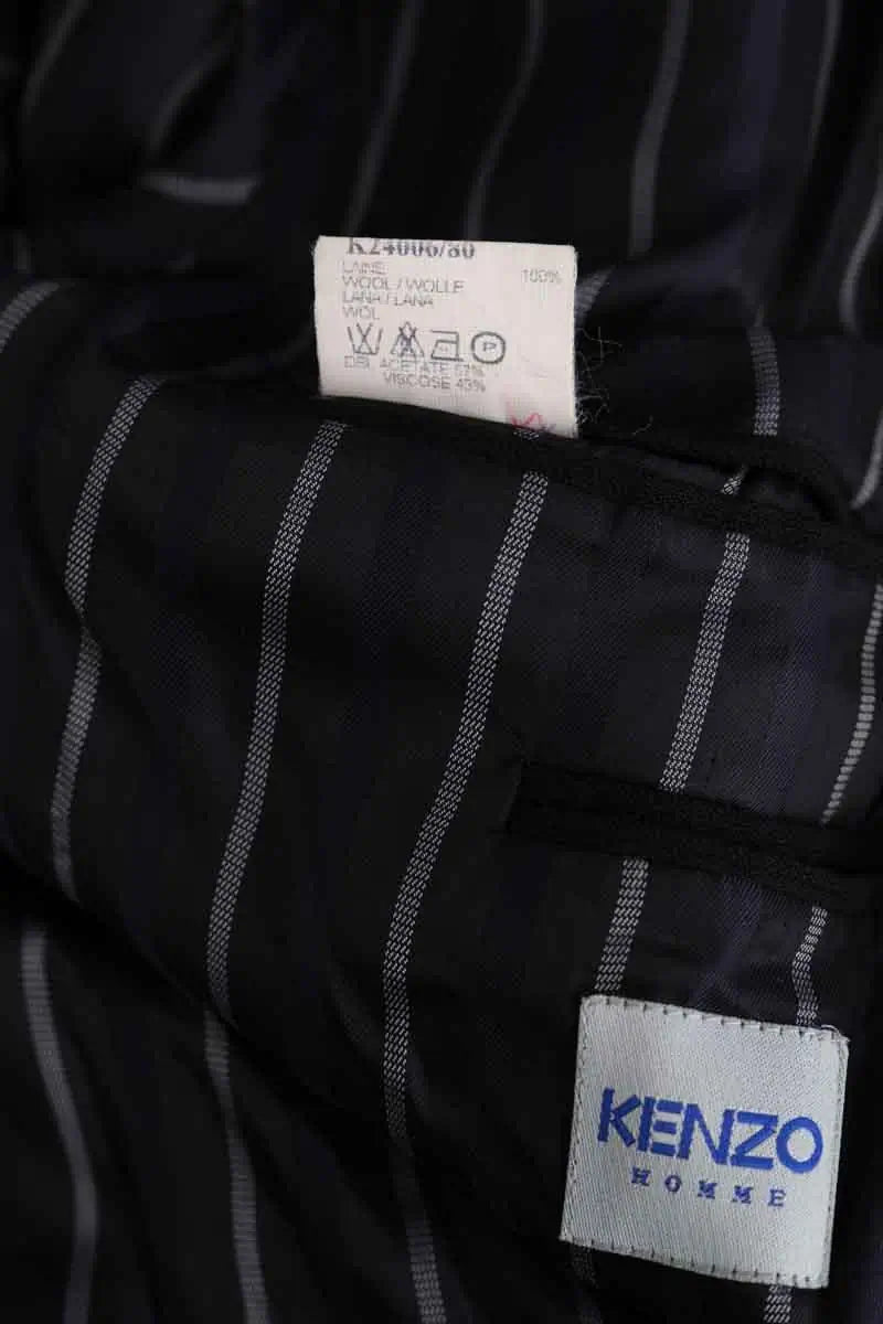 Costume Kenzo Noir en Laine