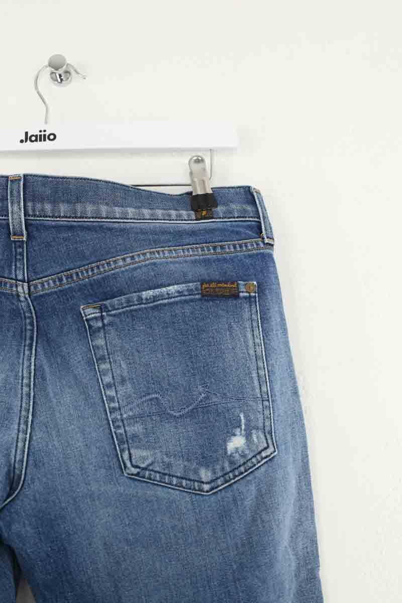 Slim 7 For All Mankind  Bleu