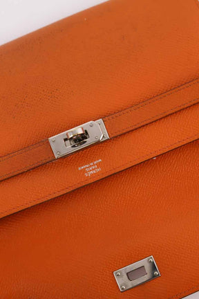 Portefeuille Hermès  Orange