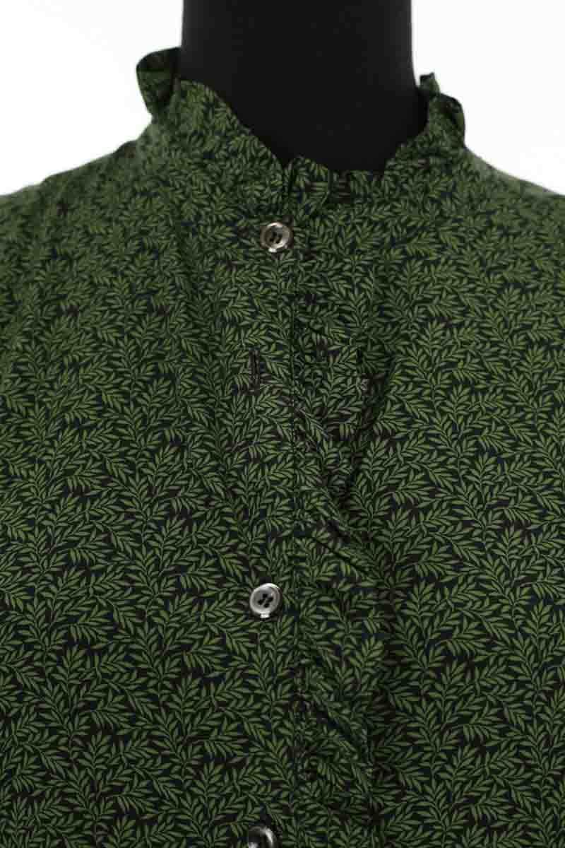 Blouse APC Vert en Soie