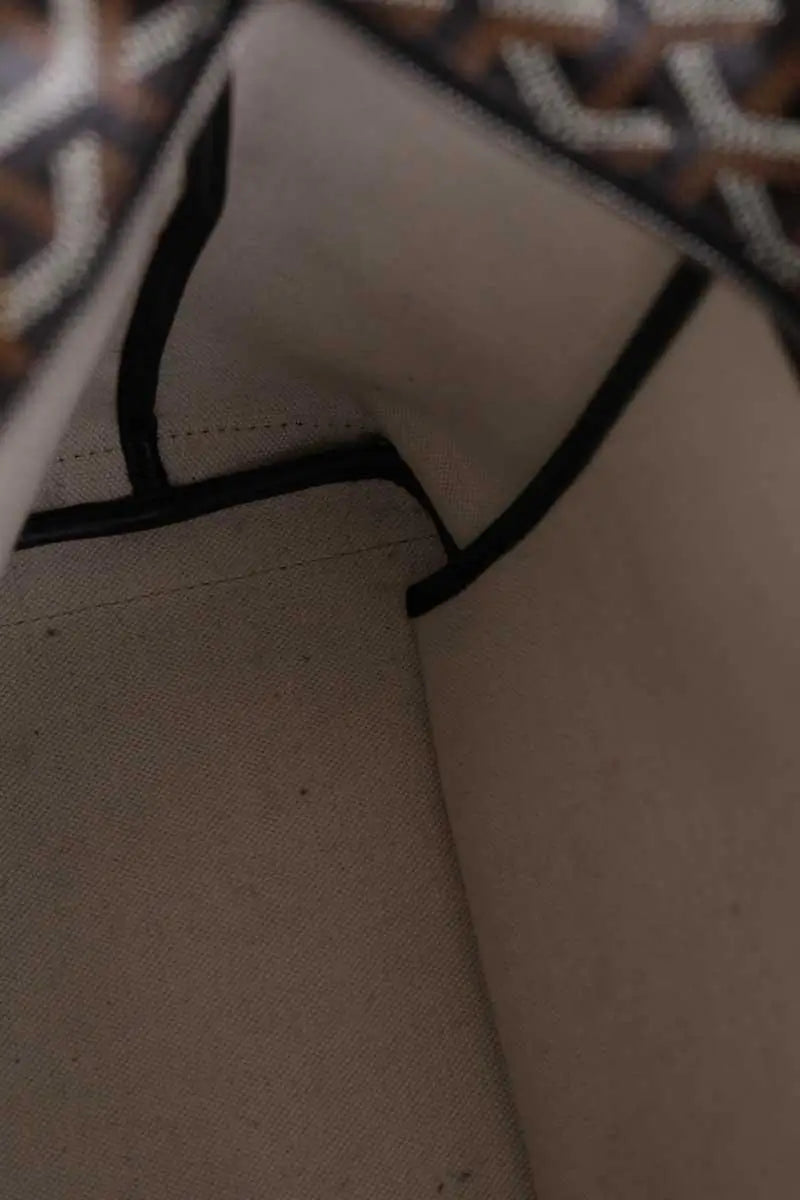 Cabas Goyard Noir en Cuir