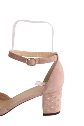 Talons Tila March Rose en Daim
