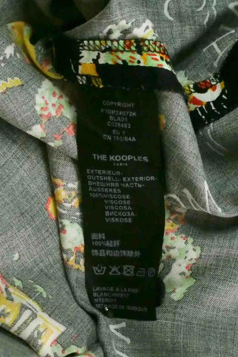 Blouse The Kooples Noir en Viscose