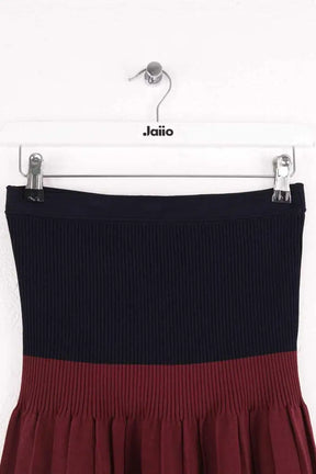 Mini jupe Sandro Marine en Synthétique