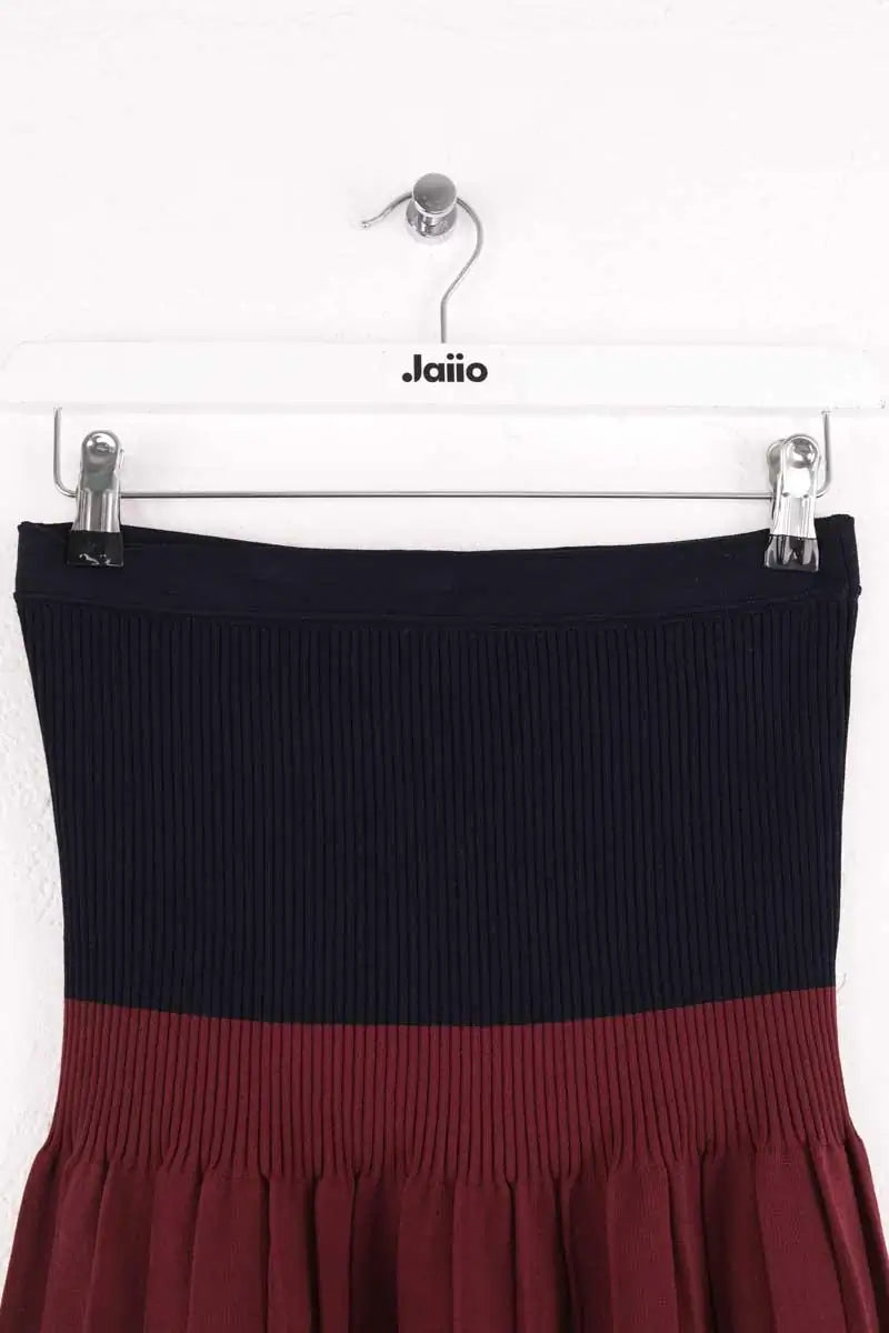 Mini jupe Sandro Marine en Synthétique