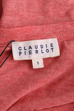 Top sans manche Claudie Pierlot Rose en Coton