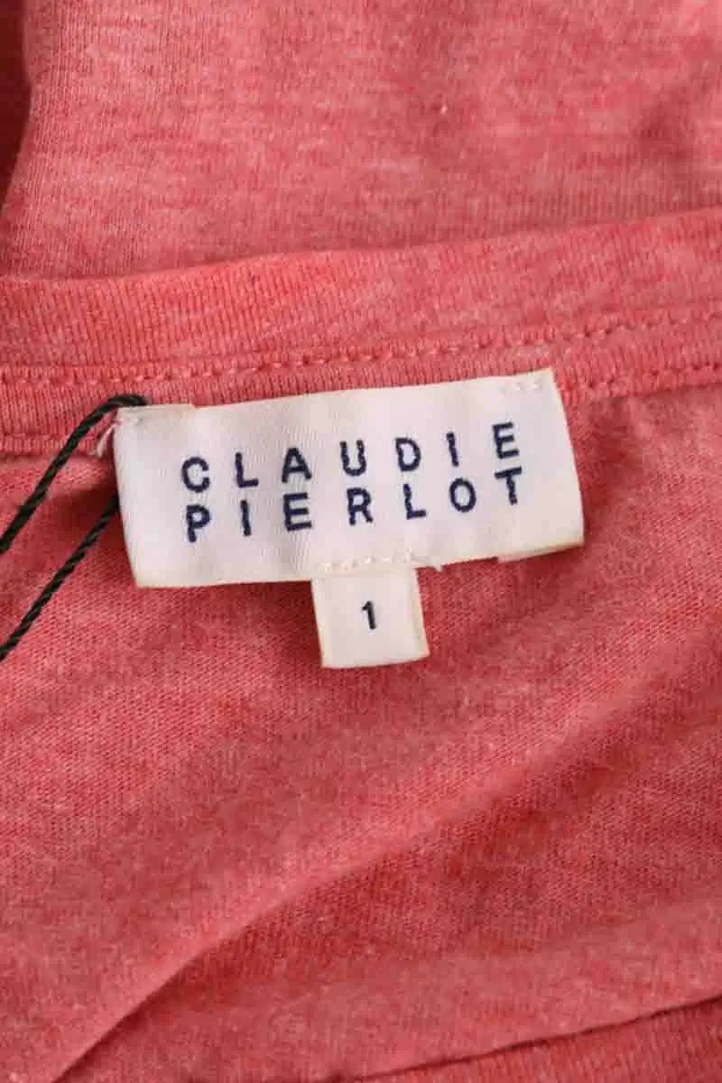 Top sans manche Claudie Pierlot Rose en Coton