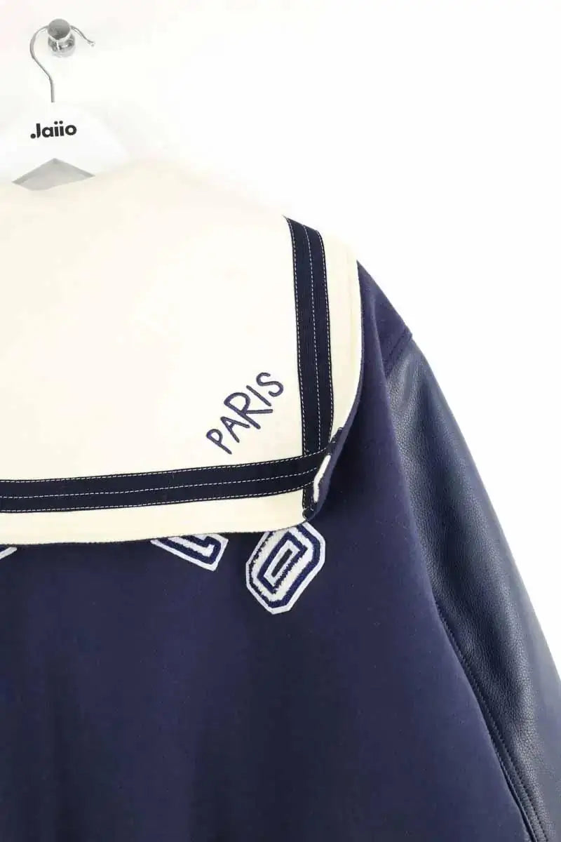 Blouson Kenzo Sailor varsity jacket Marine en Laine