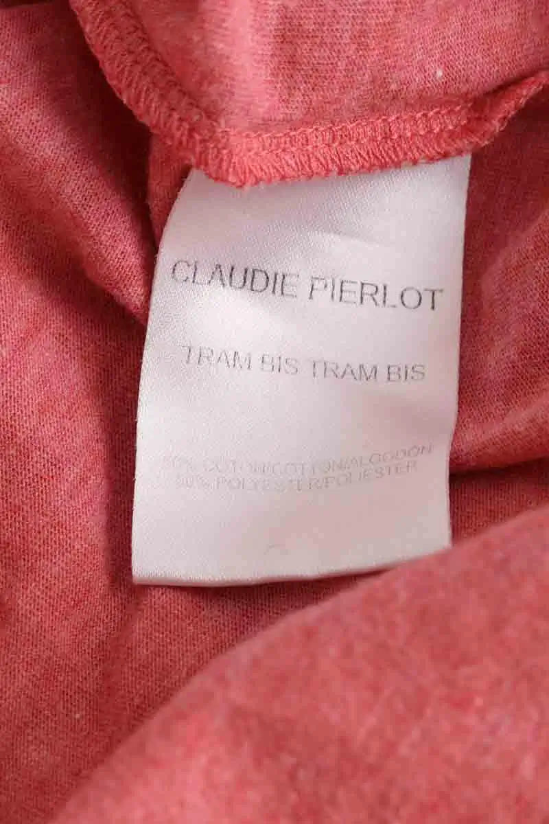 Top sans manche Claudie Pierlot Rose en Coton