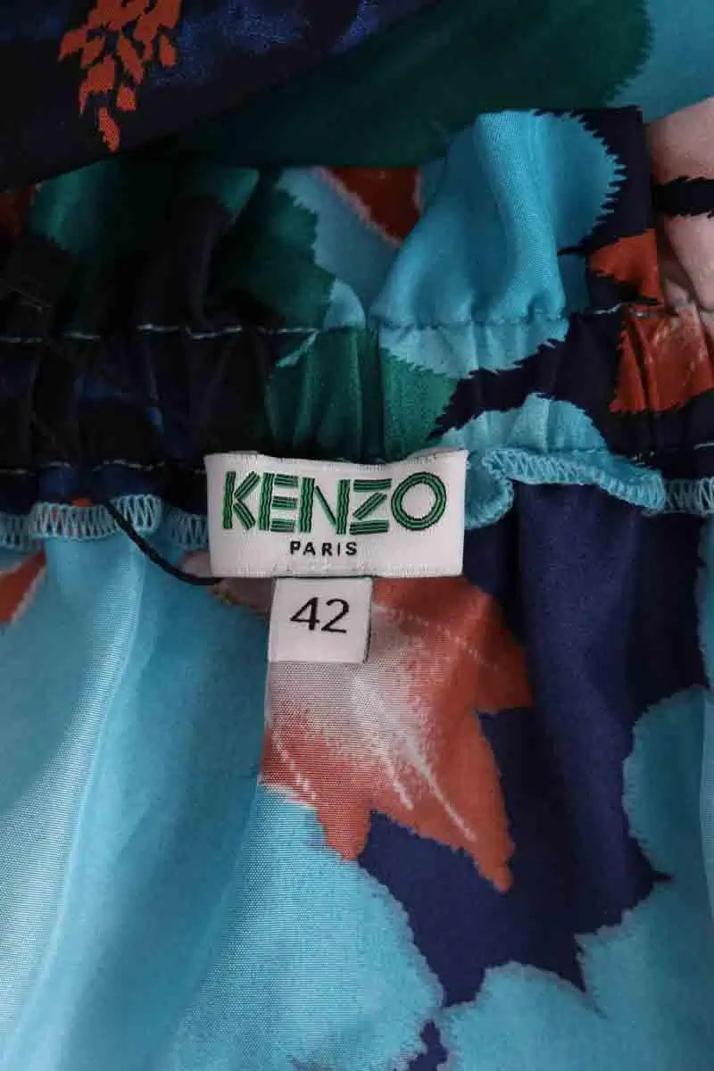 Jupe Kenzo Bleu en Synthétique