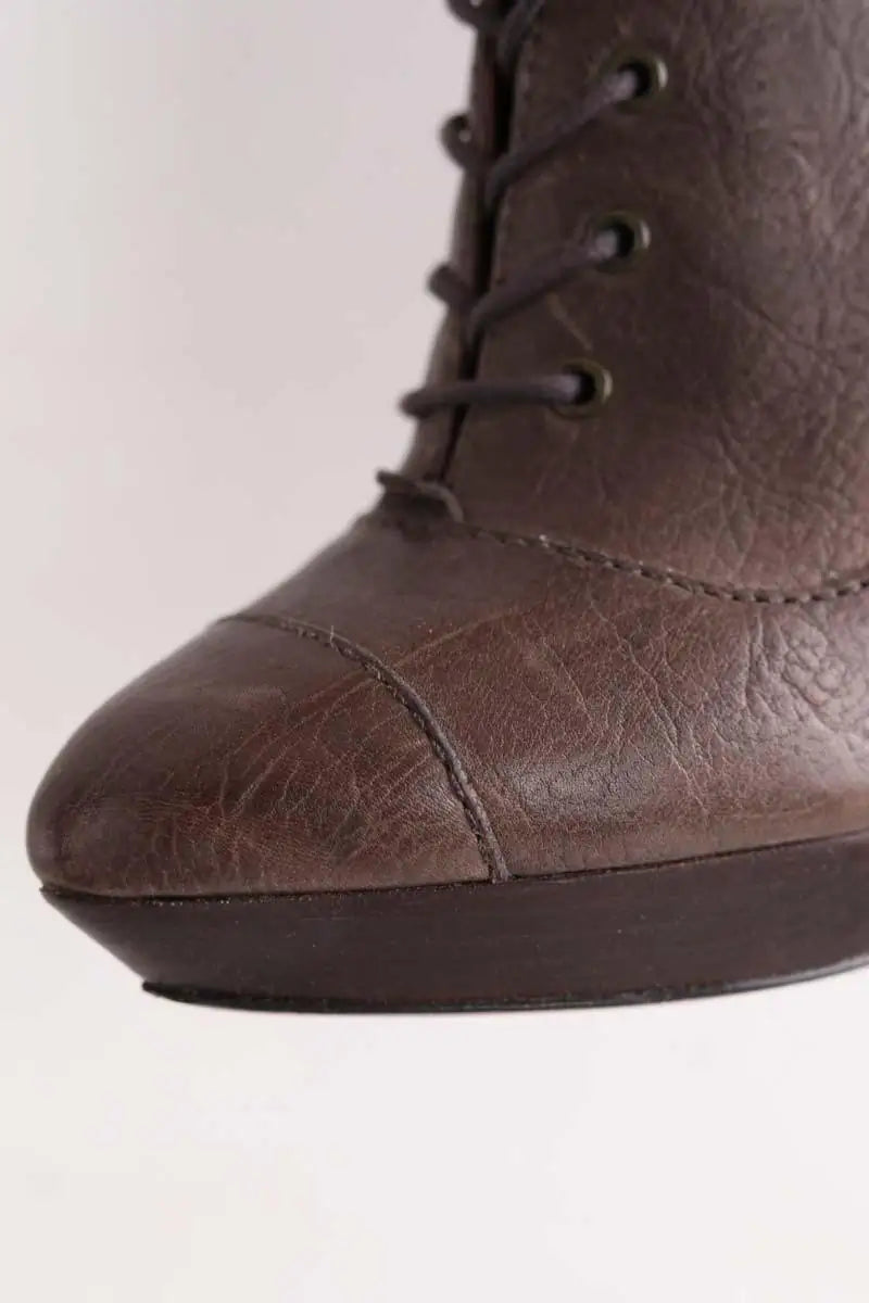Boots Kenzo Marron en Cuir