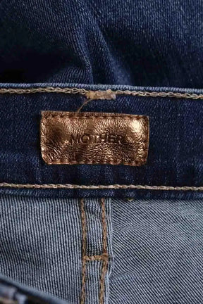 Jean droit Mother Bleu en Coton