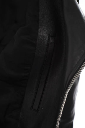 Veste en cuir Saint Laurent  Noir