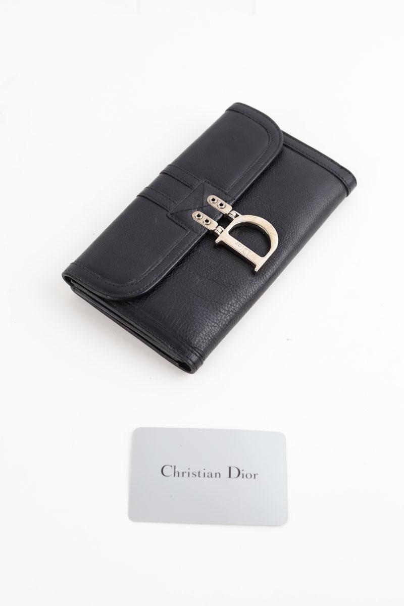 Portefeuille Dior  Noir