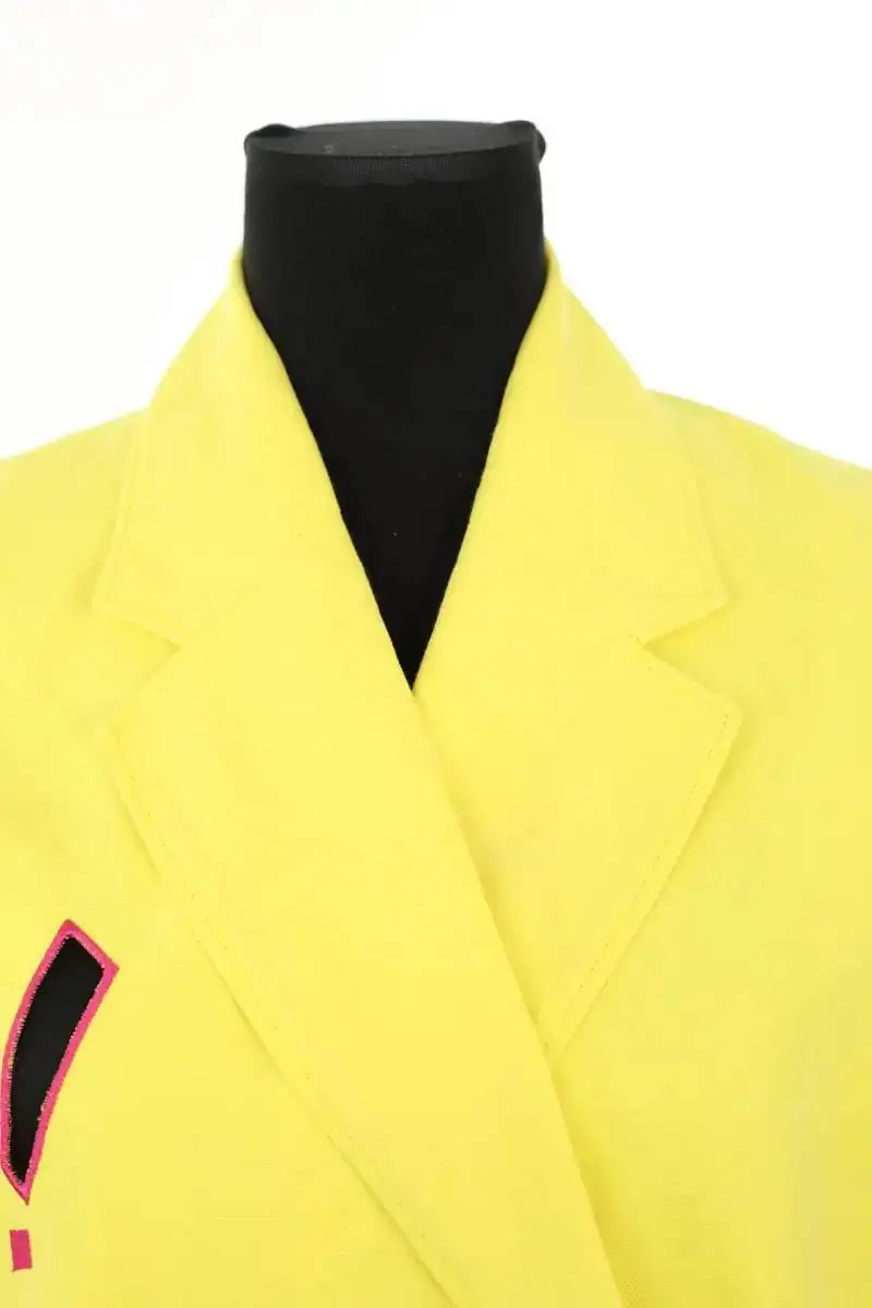Robe Mira Mikati Jaune en Coton