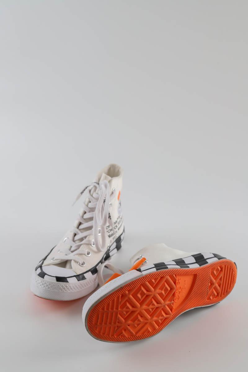 Baskets Off White  Blanc