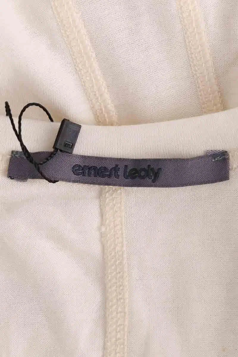 Top Ernest Leoty Beige en Coton