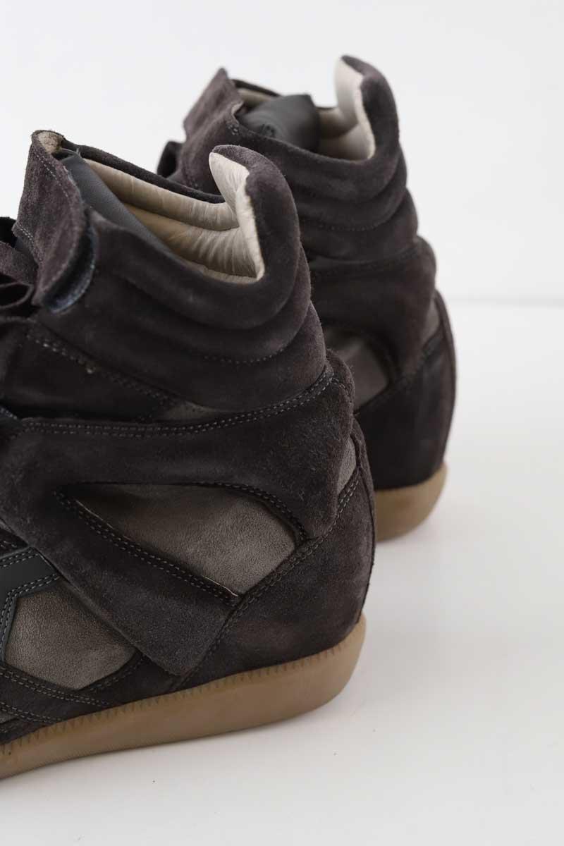 Baskets à talon Isabel Marant Beckett Gris