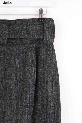 Jupe Yves Saint Laurent Anthracite en Laine