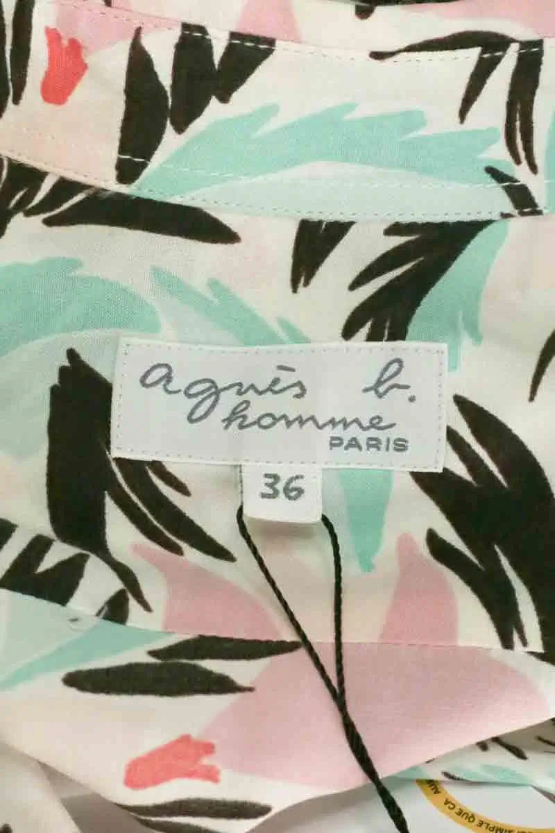 Chemise Agnès B. Multicolore en Viscose