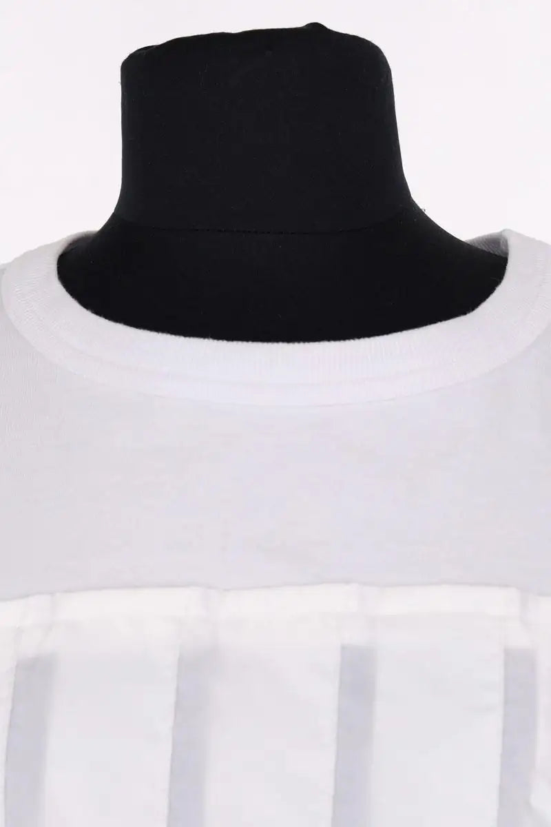 T-shirt Sacai Blanc en Coton