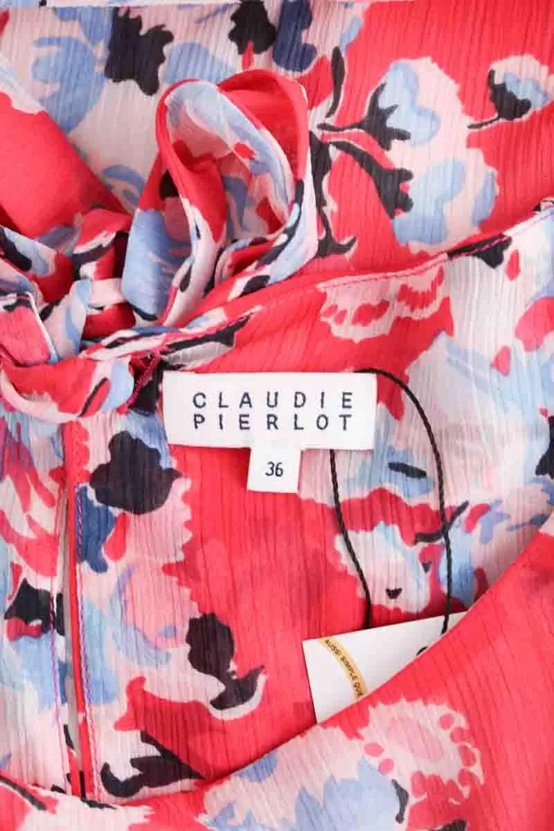 Robe Claudie Pierlot Rose en Synthétique