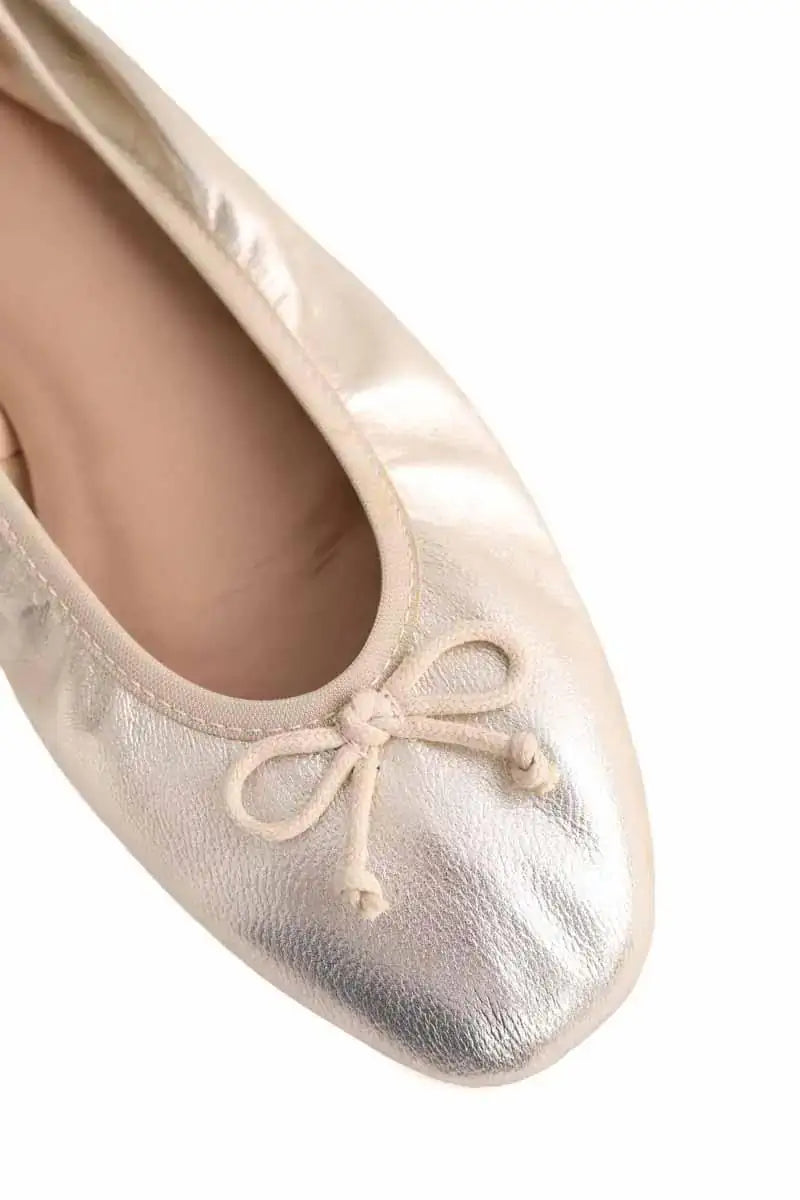 Ballerines LK Bennett Trilly Doré en Cuir