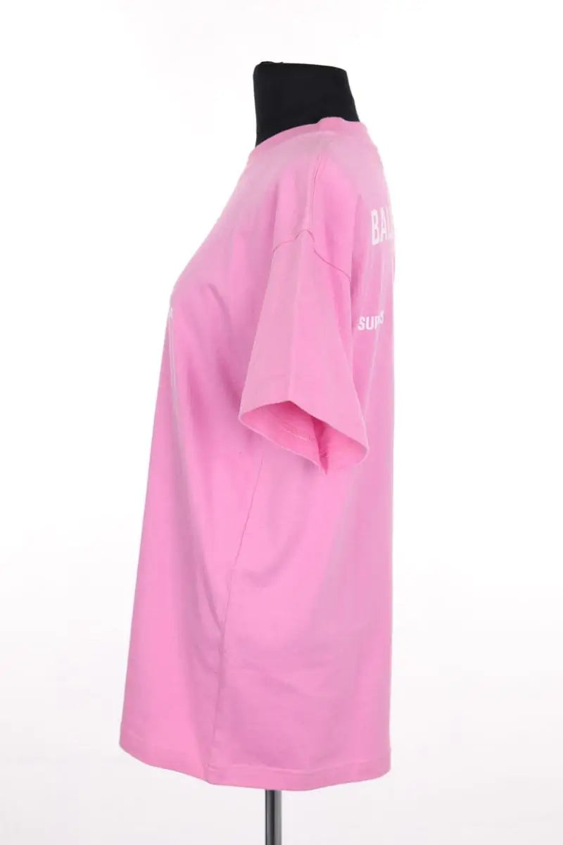 T-shirt Balenciaga Rose en Coton