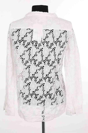 Chemise Ba&Sh Blanc en Coton