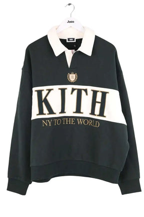 Sweatshirt Kith Vert en Coton, taille L - Seconde Main