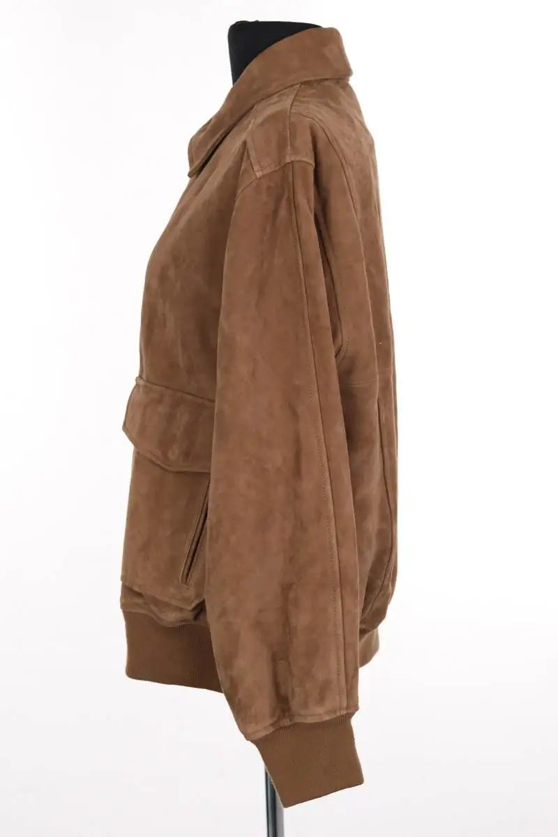 Blouson Gerard Darel Marron en Cuir