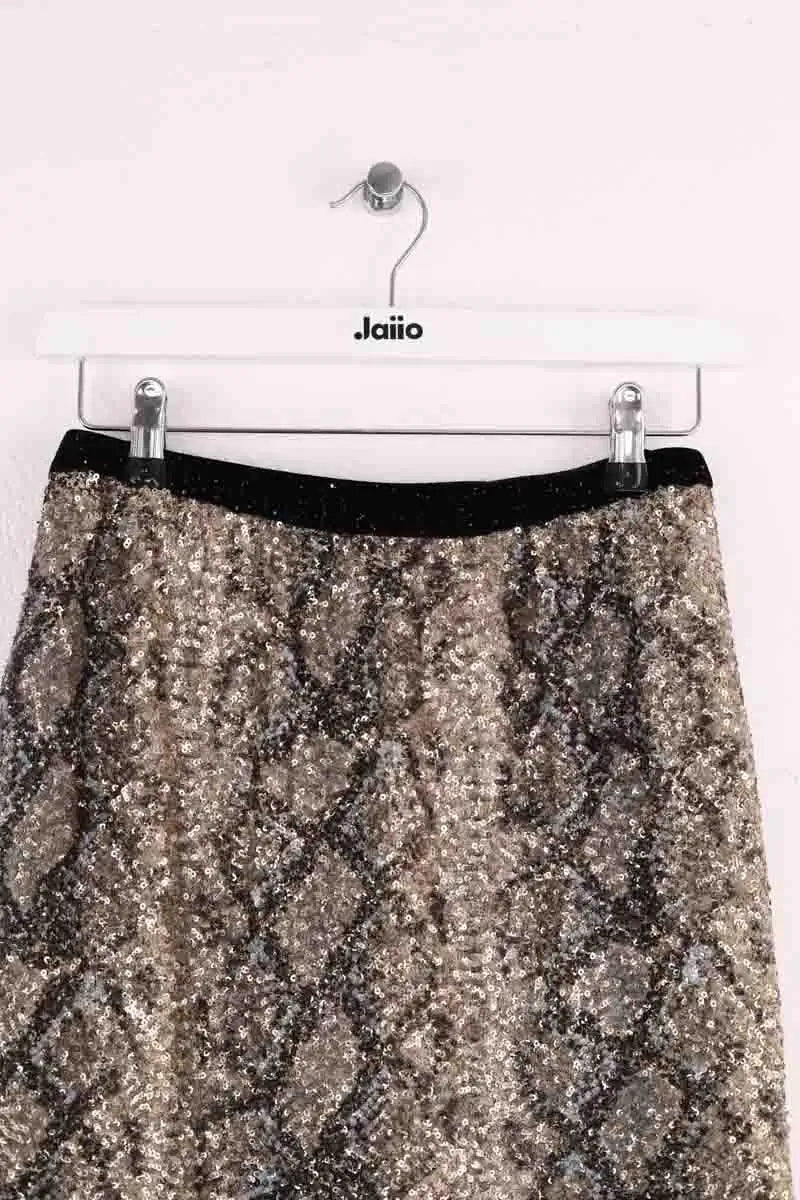 Jupe Manoush Argent en Paillettes
