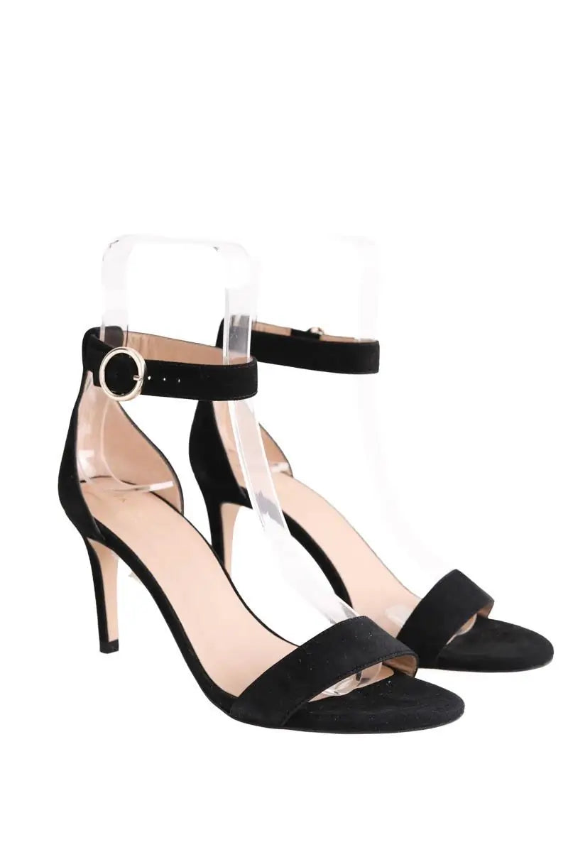 Sandales LK Bennett Fern Noir en Daim