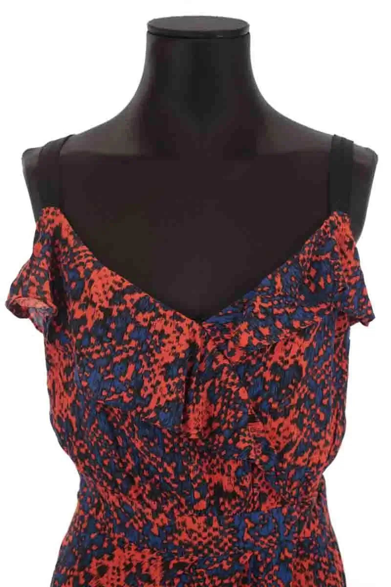 Robe Sandro Rouge en Viscose