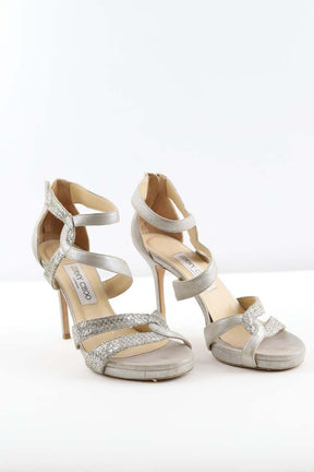 Talons Jimmy Choo  Argent