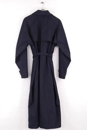 Trench-coat The Frankie Shop ANDERSON Marine en Coton