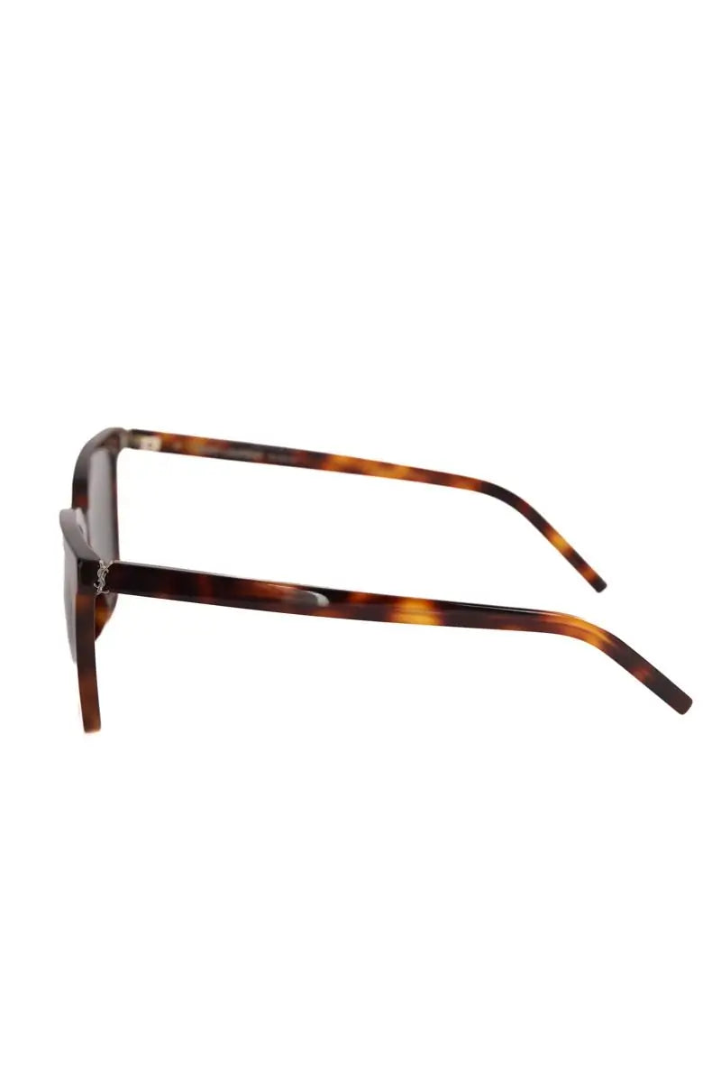 Lunettes de soleil Saint Laurent Marron en Plastique