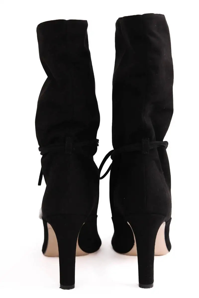 Boots LK Bennett Eliza Noir en Daim