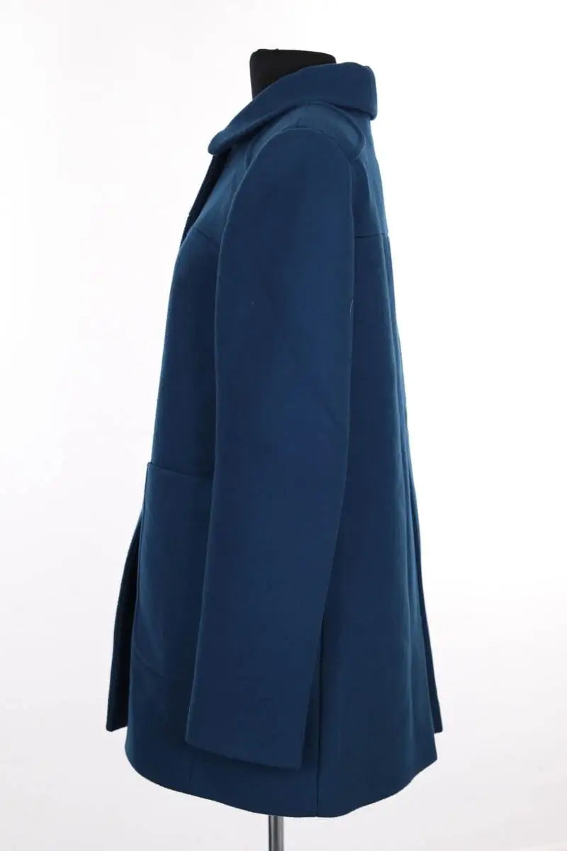 Manteau en laine vierge Tara Jarmon Bleu en Laine