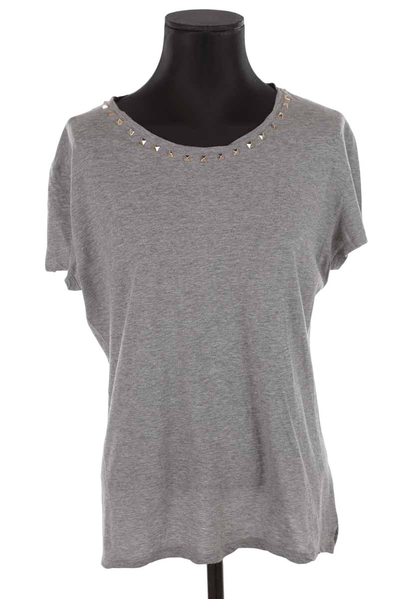 T-shirts Valentino  Gris