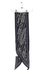 Écharpe Zadig & Voltaire Noir en Soie - Seconde Main