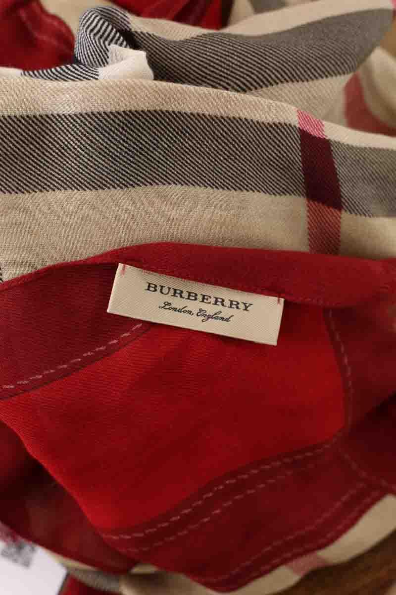 Foulard Burberry  Rouge