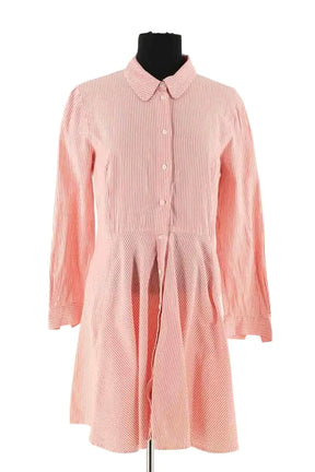 Robe Claudie Pierlot Rouge en Coton, taille L - Seconde Main